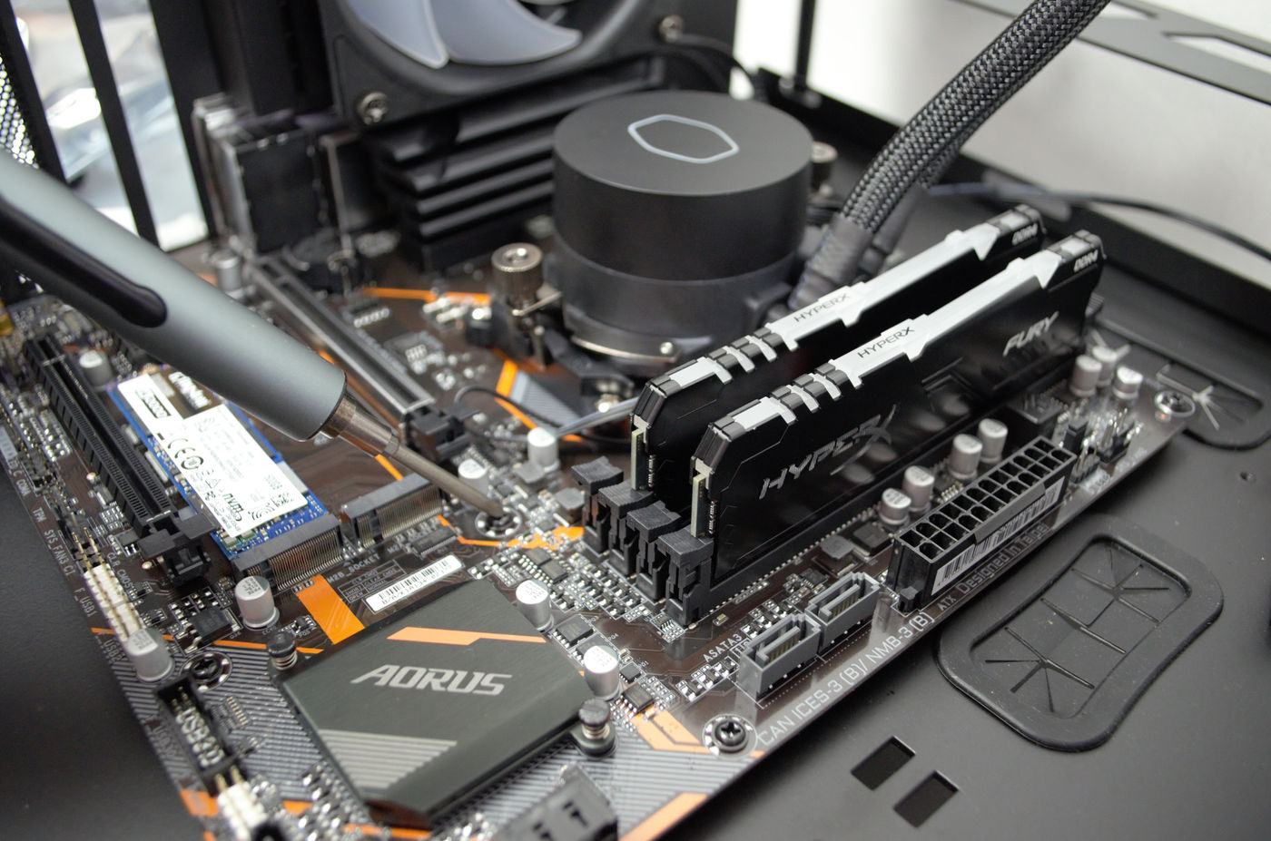 Interior of a finished PC