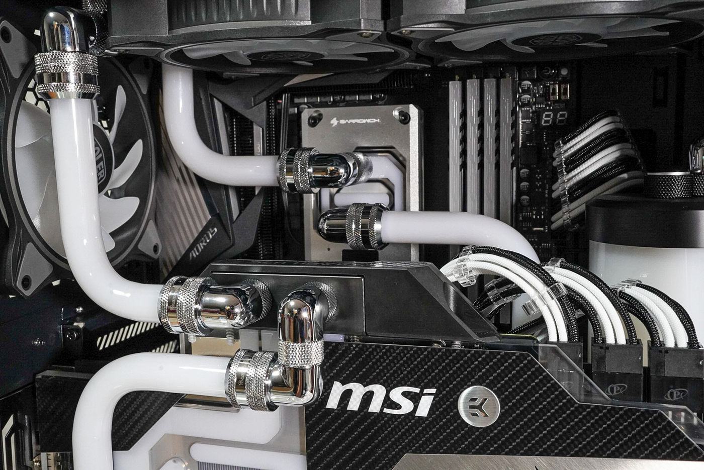 Detail of a build