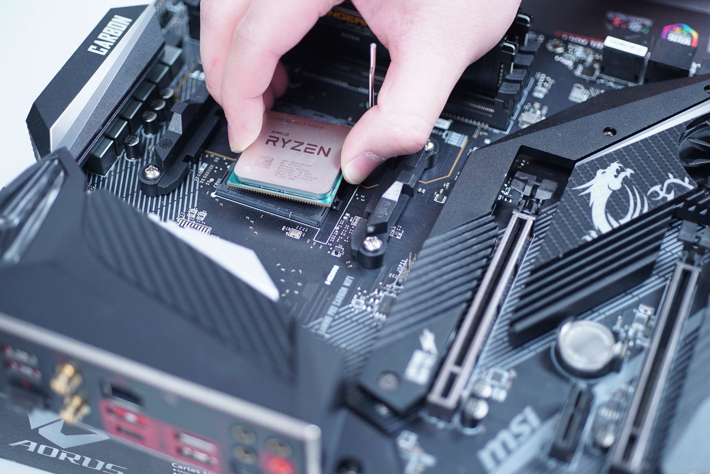 Cable work inside a custom PC